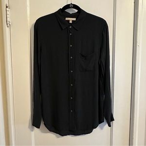 Banana Republic button down, dark slate grey, M, GUC